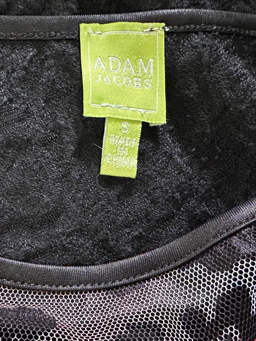 Adam Jacobs Black Geometric Blouse - Picture 9 of 9